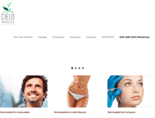 Tablet Screenshot of cwmedicinaestetica.com